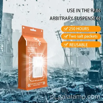 Luz LED versátil para aventuras de acampamento de água salgada